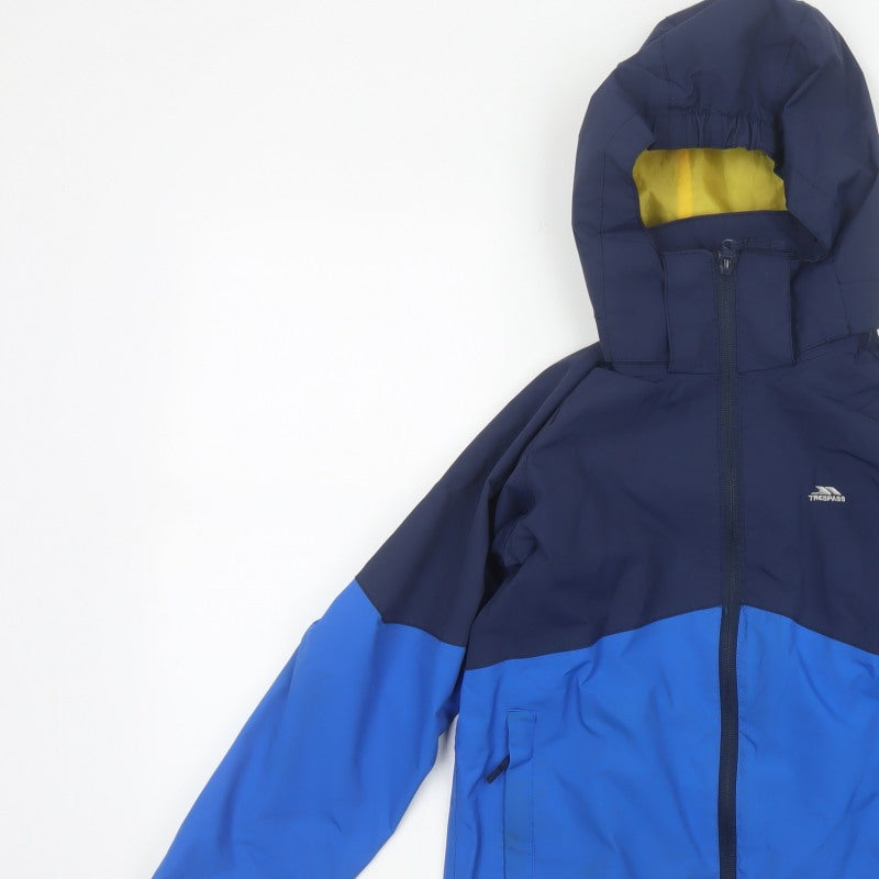Additional view of Trespass boys’ blue 9-10 years ski jacket waterproof hooded