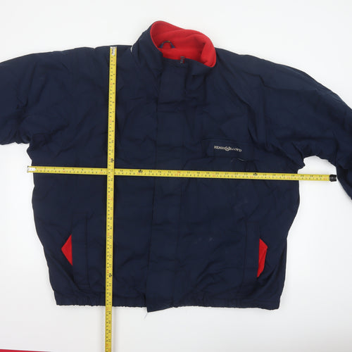 Henri Lloyd Men’s Navy XL Basic Jacket Fleece Lined Full Zip Outdoor