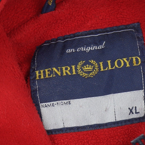 Henri Lloyd Men’s Navy XL Basic Jacket Fleece Lined Full Zip Outdoor