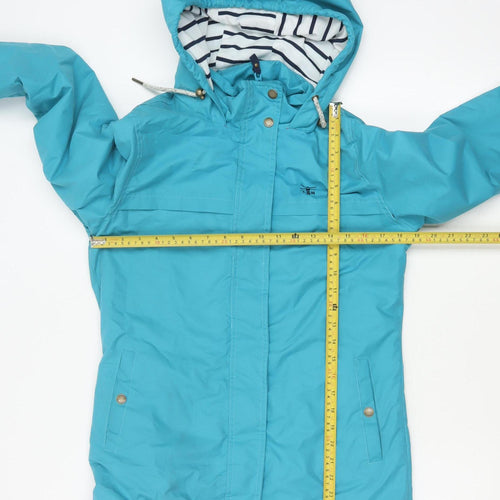 Lighthouse Women’s Blue Size 8 Waterproof Hooded Rain Jacket