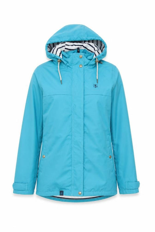 Lighthouse Women’s Blue Size 8 Waterproof Hooded Rain Jacket