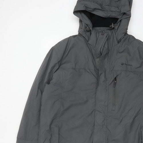 Peter Storm Mens Grey M Hooded Waterproof Insulated Ski Jacket