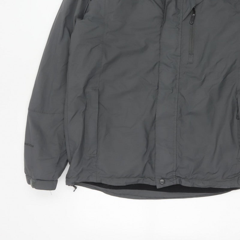Peter Storm Mens Grey M Hooded Waterproof Insulated Ski Jacket