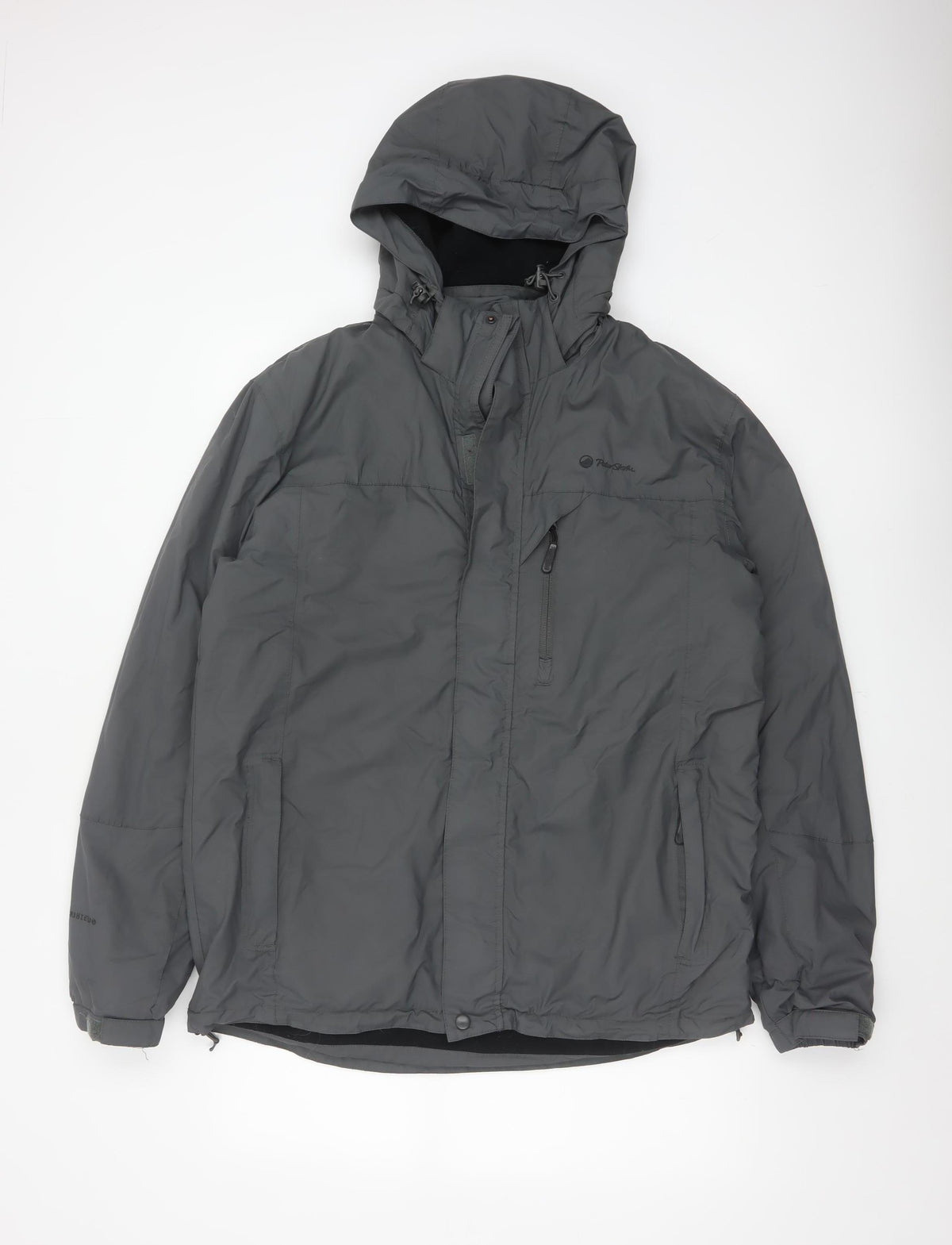 Peter Storm Mens Grey M Hooded Waterproof Insulated Ski Jacket