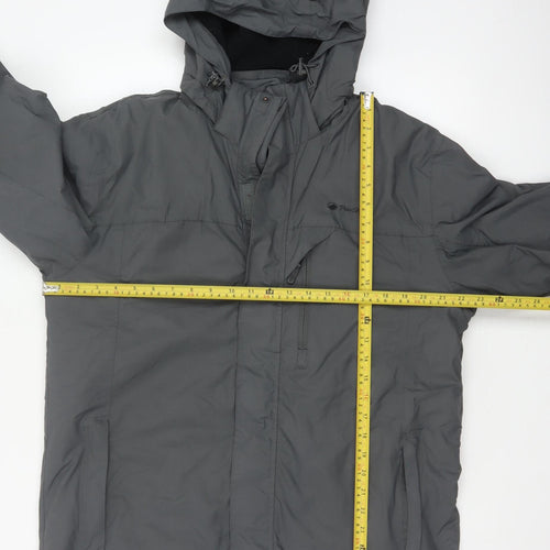 Peter Storm Mens Grey M Hooded Waterproof Insulated Ski Jacket