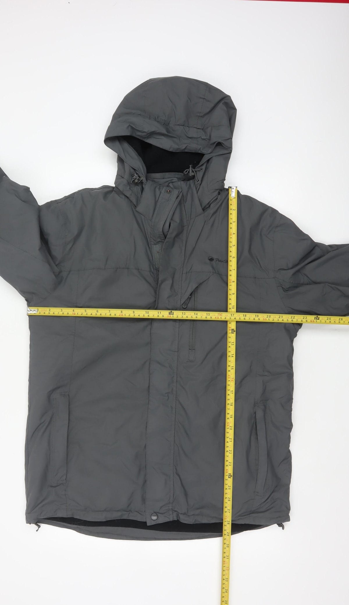 Peter Storm Mens Grey M Hooded Waterproof Insulated Ski Jacket