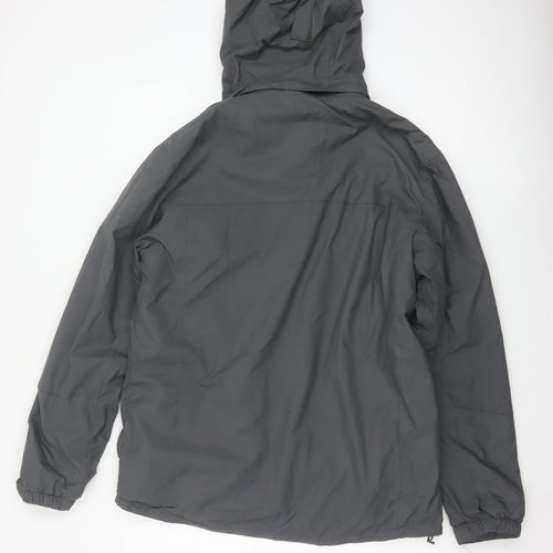 Peter Storm Mens Grey M Hooded Waterproof Insulated Ski Jacket