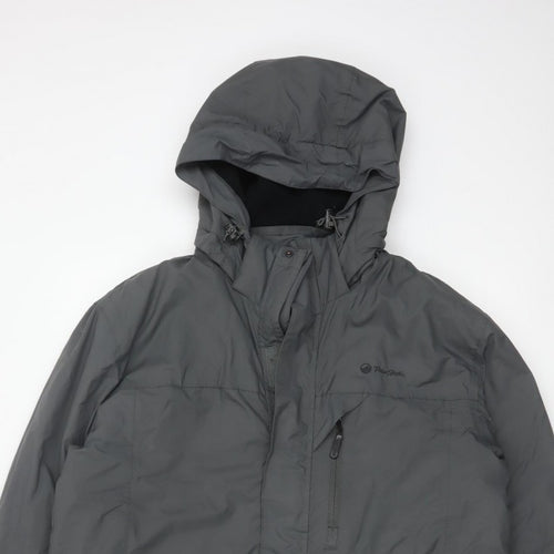 Peter Storm Mens Grey M Hooded Waterproof Insulated Ski Jacket