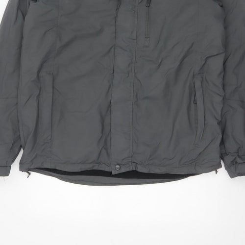 Peter Storm Mens Grey M Hooded Waterproof Insulated Ski Jacket