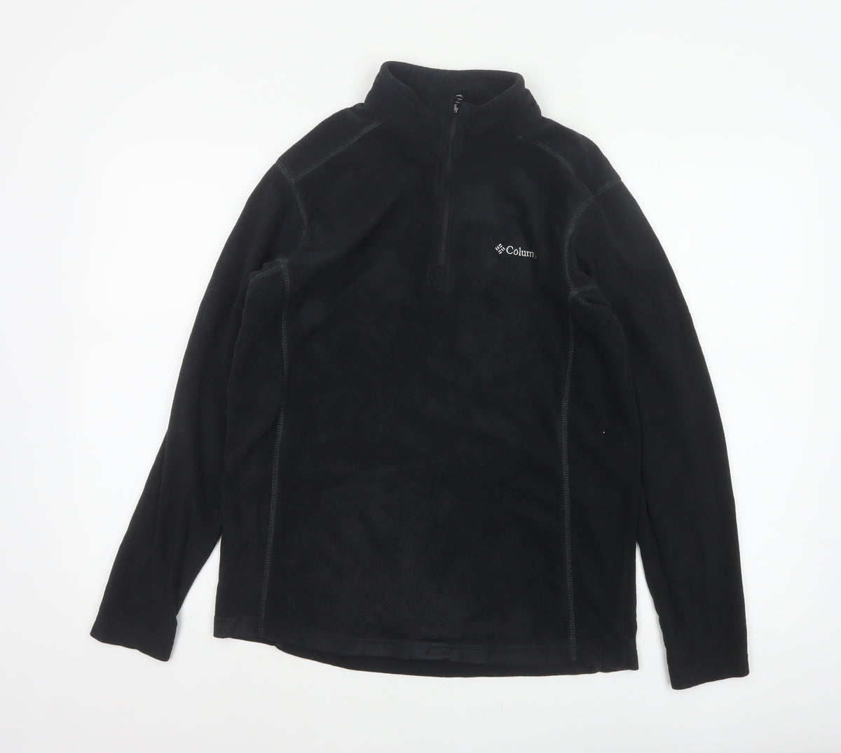 Columbia Men’s Black M 1/4 Zip Fleece Pullover Sweatshirt Outdoor