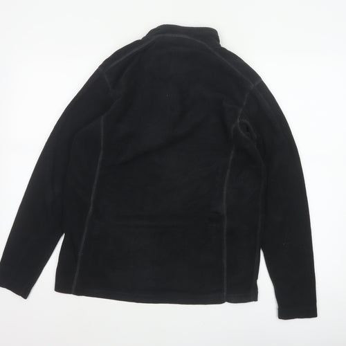 Columbia Men’s Black M 1/4 Zip Fleece Pullover Sweatshirt Outdoor