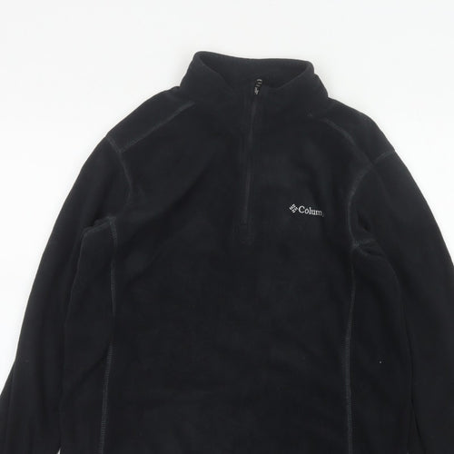 Columbia Men’s Black M 1/4 Zip Fleece Pullover Sweatshirt Outdoor