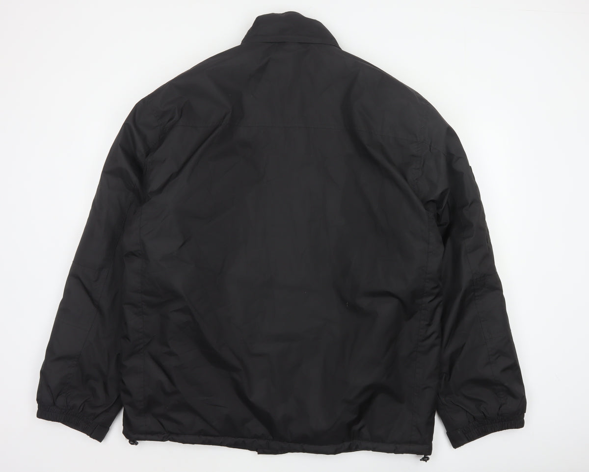 George Men’s Black XL Padded Full Zip Winter Jacket