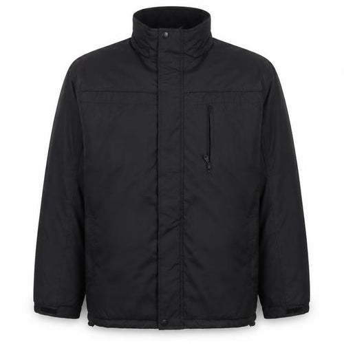 George Men’s Black XL Padded Full Zip Winter Jacket