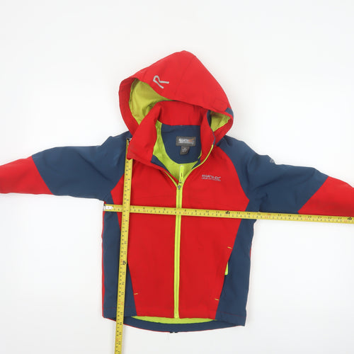 Regatta Boys Multicoloured 5-6 Years Ski Jacket Hooded Waterproof Isotex