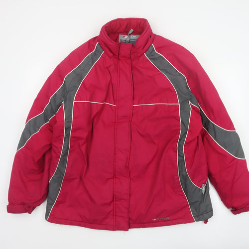 Parallel Women’s Pink Size 20 Ski Jacket Insulated Full Zip