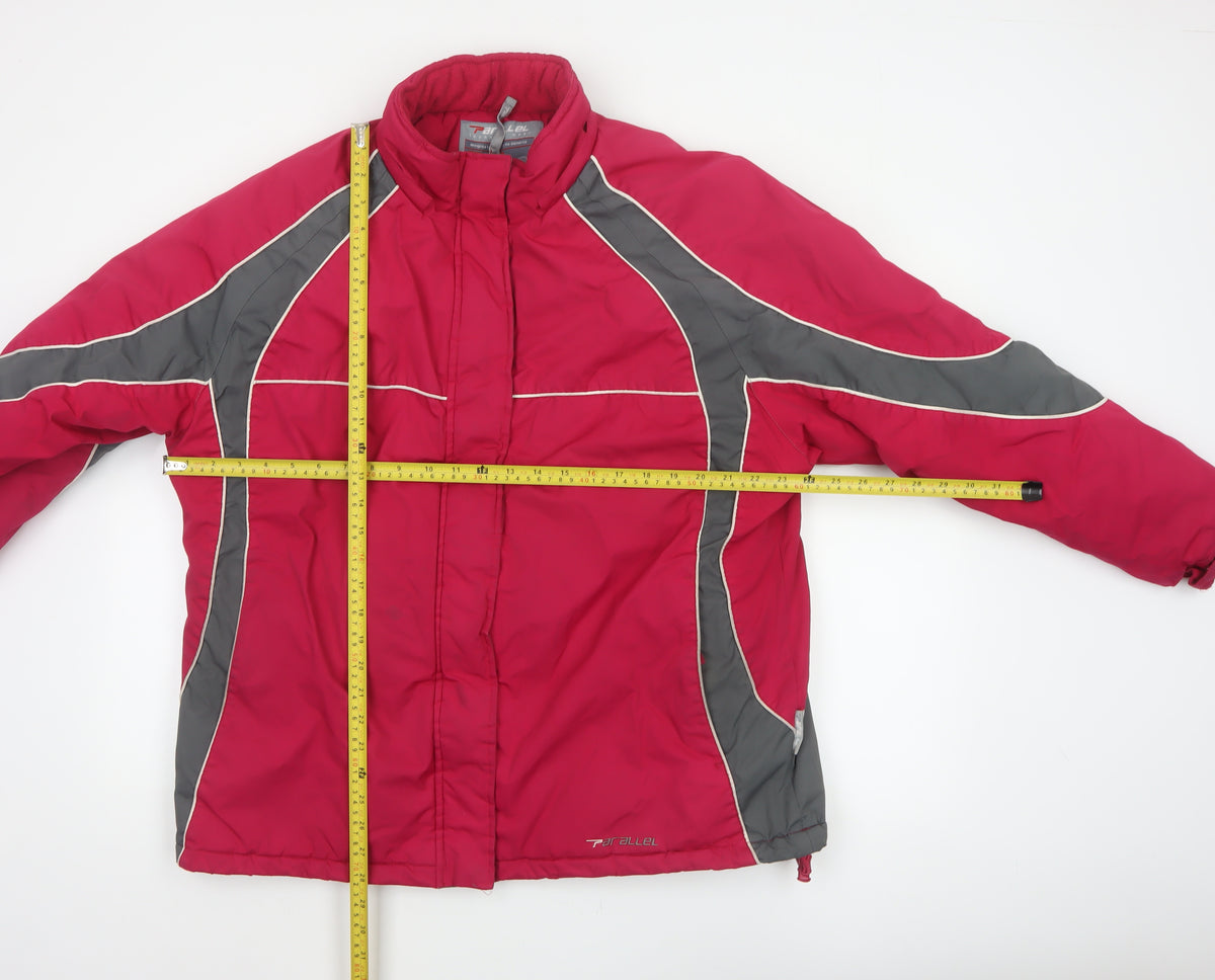 Parallel Women’s Pink Size 20 Ski Jacket Insulated Full Zip