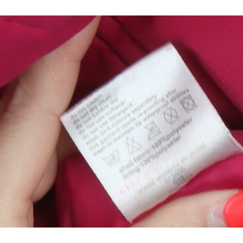 Parallel Women’s Pink Size 20 Ski Jacket Insulated Full Zip