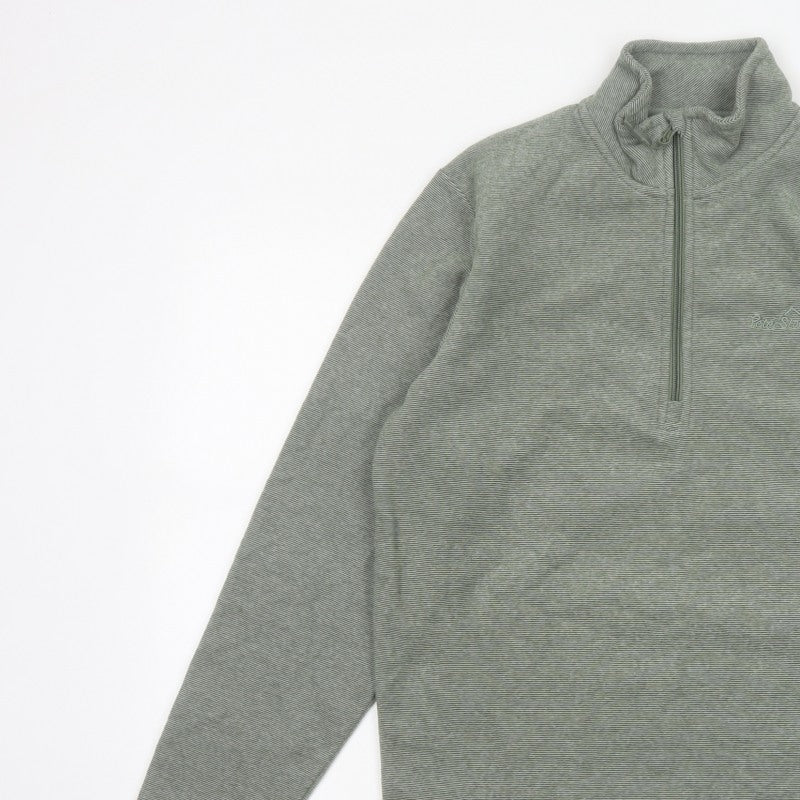Peter Storm Men’s Green S Half Zip Fleece Sweatshirt Outdoor
