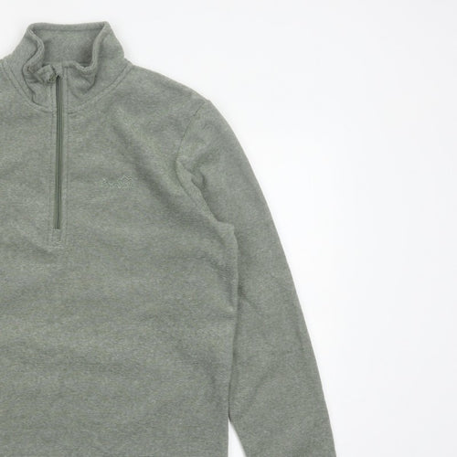 Peter Storm Men’s Green S Half Zip Fleece Sweatshirt Outdoor