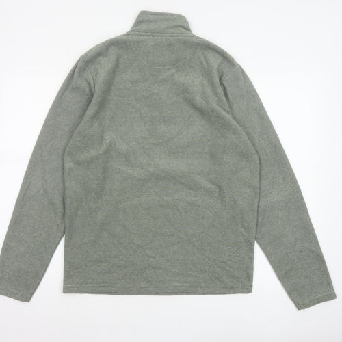 Peter Storm Men’s Green S Half Zip Fleece Sweatshirt Outdoor