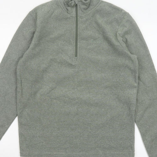 Peter Storm Men’s Green S Half Zip Fleece Sweatshirt Outdoor