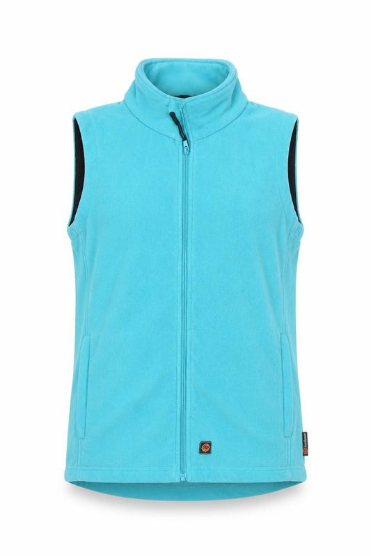 Gondwana Women’s Blue Size 10 Fleece Bodywarmer Full Zip Pockets
