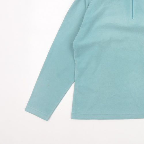 Craghoppers Women’s Blue UK 12 1/4 Zip Fleece Sweatshirt Hiking