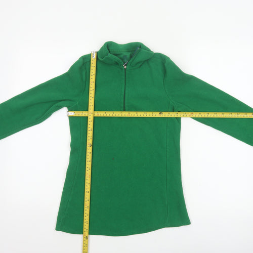 Gap Women’s Green XS Fleece 1/4 Zip High Neck Pullover Sweatshirt