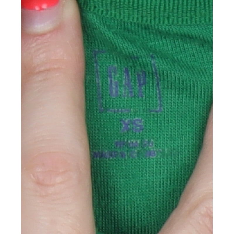 Gap Women’s Green XS Fleece 1/4 Zip High Neck Pullover Sweatshirt