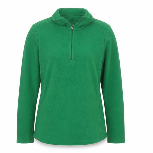 Gap Women’s Green XS Fleece 1/4 Zip High Neck Pullover Sweatshirt