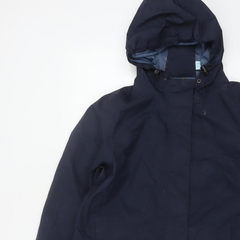 Regatta Women's Navy UK 14 Hooded Waterproof Rain Jacket Outdoor