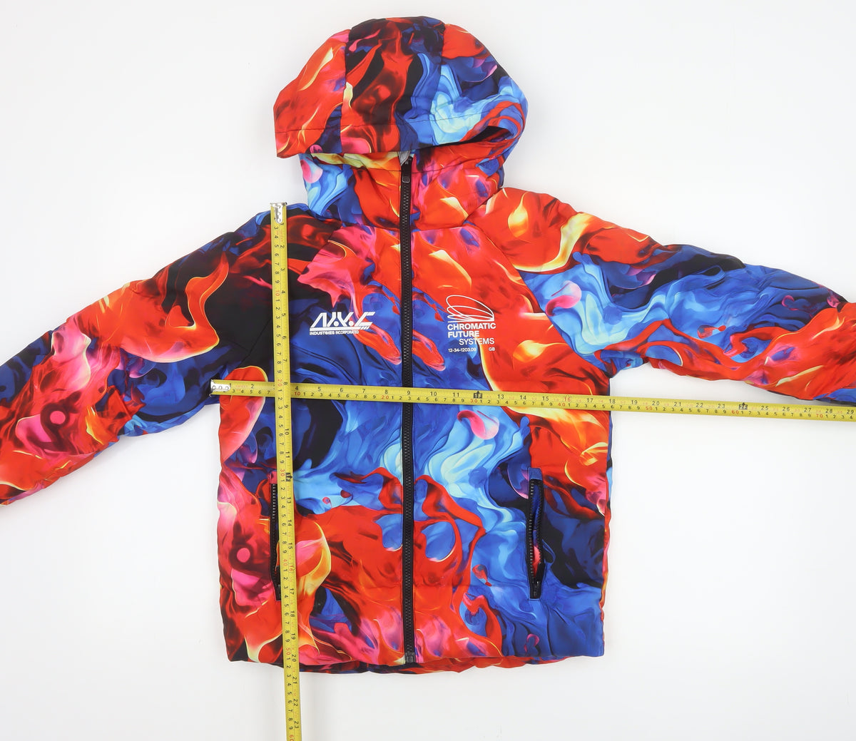 Next Boys Multicoloured 8 Years Ski Jacket Hooded Padded Full Zip