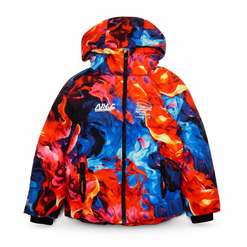Next Boys Multicoloured 8 Years Ski Jacket Hooded Padded Full Zip