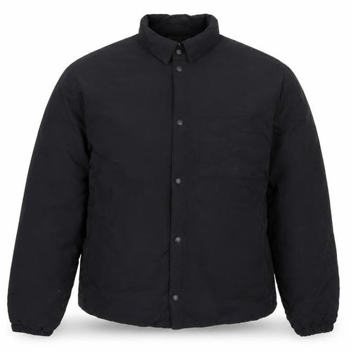 H&M Men's Black L Padded Snap Front Polyamide Jacket