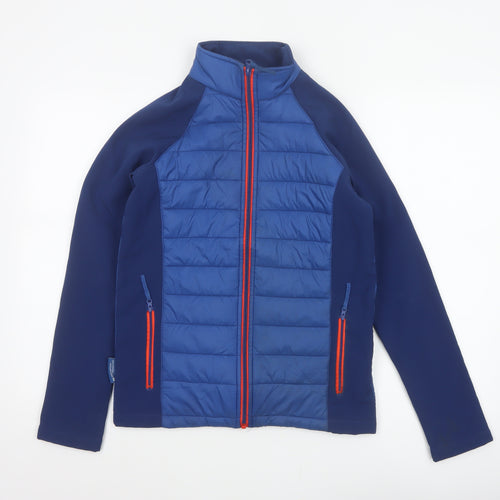 Mountain Warehouse Boys Blue Age 13 Puffer Jacket Quilted Softshell