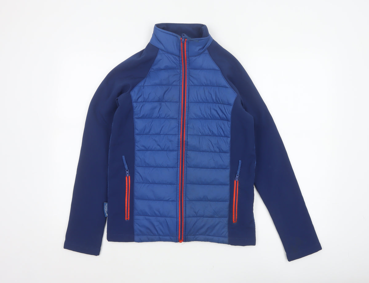 Mountain Warehouse Boys Blue Age 13 Puffer Jacket Quilted Softshell
