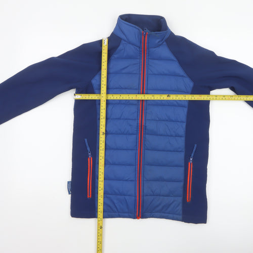 Mountain Warehouse Boys Blue Age 13 Puffer Jacket Quilted Softshell