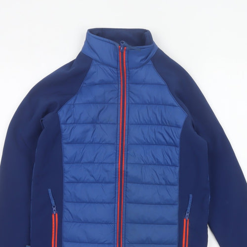 Mountain Warehouse Boys Blue Age 13 Puffer Jacket Quilted Softshell