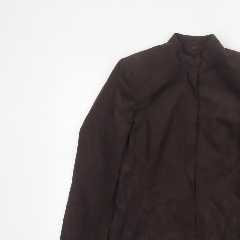 Louis Charles London Women’s Brown Size 12 Collared Lined Jacket
