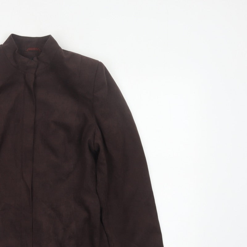 Louis Charles London Women’s Brown Size 12 Collared Lined Jacket