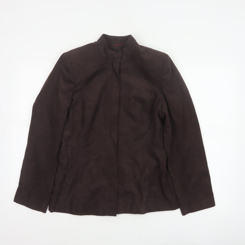 Louis Charles London Women’s Brown Size 12 Collared Lined Jacket