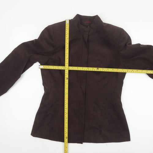 Louis Charles London Women’s Brown Size 12 Collared Lined Jacket
