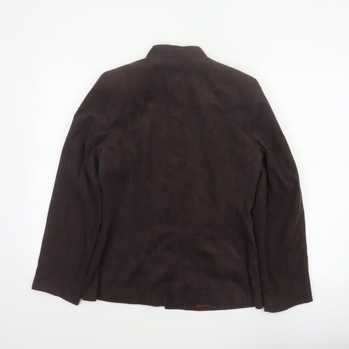 Louis Charles London Women’s Brown Size 12 Collared Lined Jacket
