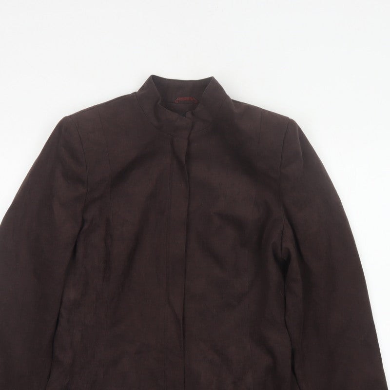 Louis Charles London Women’s Brown Size 12 Collared Lined Jacket