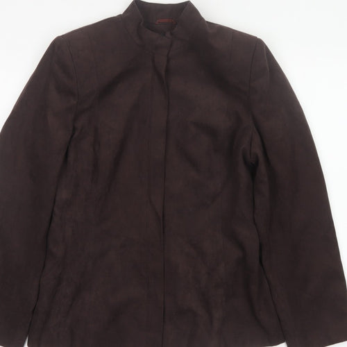 Louis Charles London Women’s Brown Size 12 Collared Lined Jacket