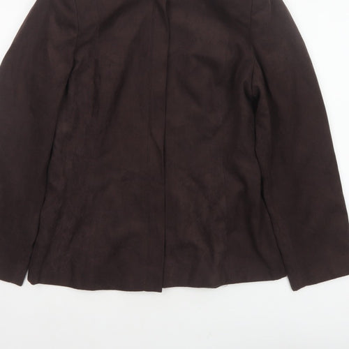 Louis Charles London Women’s Brown Size 12 Collared Lined Jacket