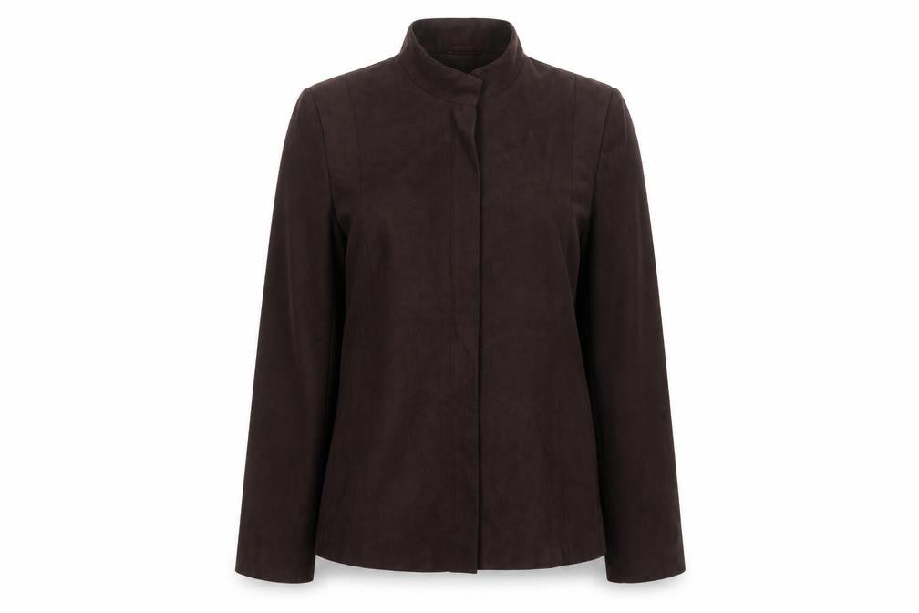Louis Charles London Women’s Brown Size 12 Collared Lined Jacket