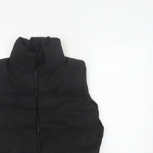 Rising Women’s Black Size S Puffer Gilet Padded Full Zip Waistcoat