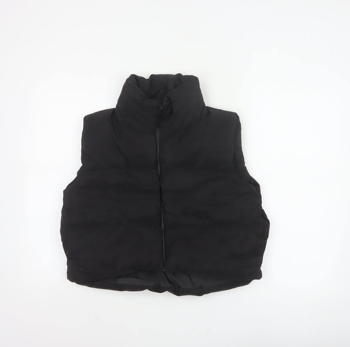 Rising Women’s Black Size S Puffer Gilet Padded Full Zip Waistcoat